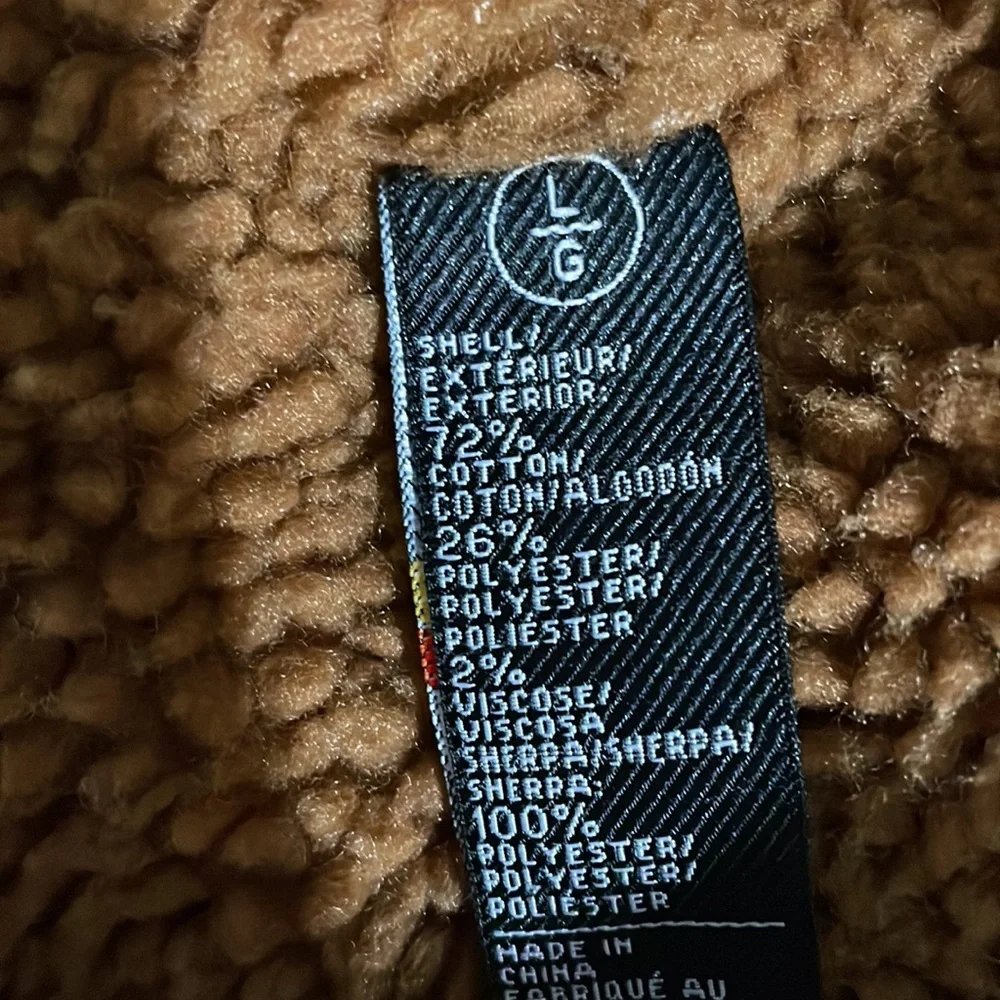 NEW Buffalo David Bitton Blue Mens Acid Wash Sherpa Denim Jacket - Large - Picture 13 of 13